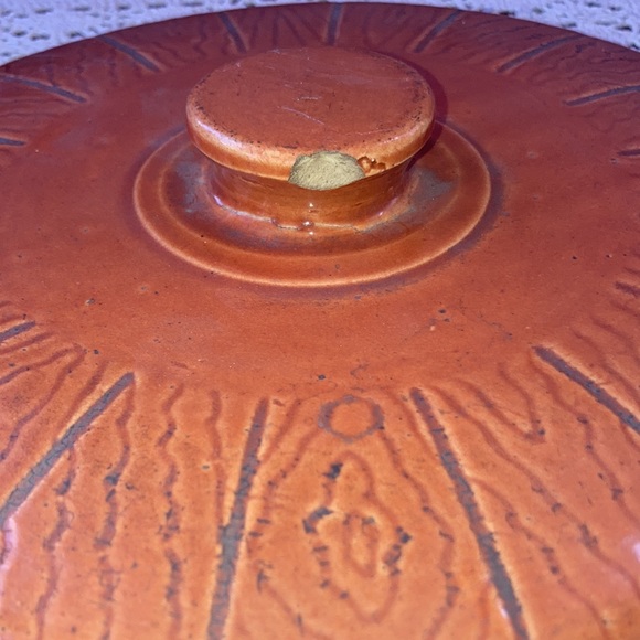 Antique Tetley Iced Tea Barrel Display Watt Pottery Dispenser - Picture 6 of 8